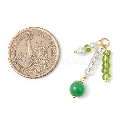 10 шт. подвески кошачий глаз PALLOY-JF04082-1