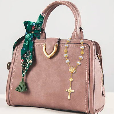 6шт. 6-х цветный набор из стеклянных четок и бусин-жемчуга BJEW-GO0001-01-1