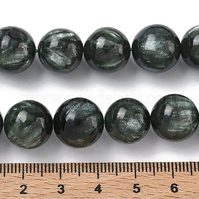 Природные SERAPHINITE нитей бисера&nbsp;G-C270-O01-13-1