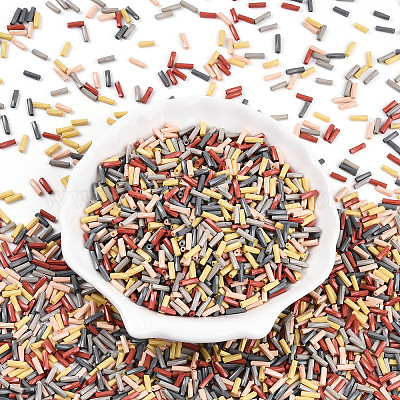 Запекание краска стекло твист стеклярус бисер SEED-N007-24B-1