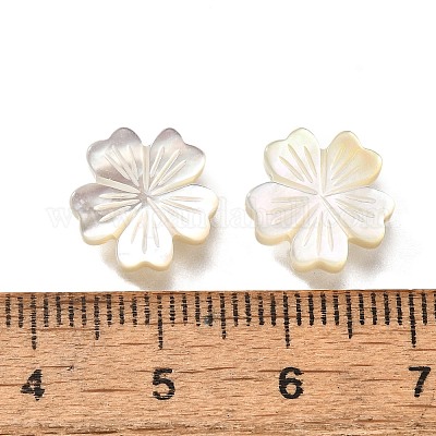 Натуральные белые бусины из ракушек BSHE-Z008-07-1