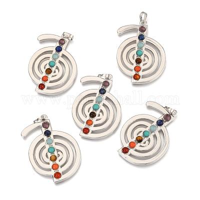 Подвески с музыкальными нотами из латуни с платиновым покрытием G-J264-03-1