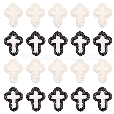 20 шт. двухцветные окрашенные стеклянные бусины BLOW-SC0001-02-1