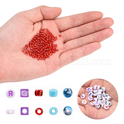 Набор для изготовления браслета с буквами своими руками DIY-YW0006-01-1