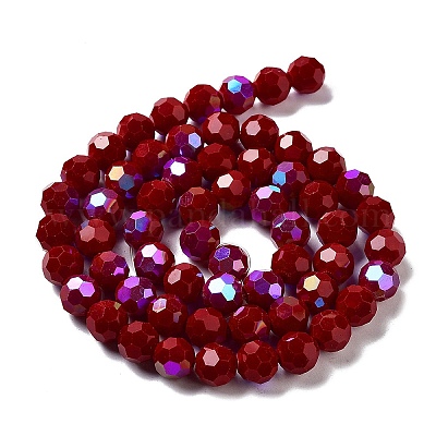 Непрозрачное стекло бисер нитей EGLA-A035-P10mm-L02-1