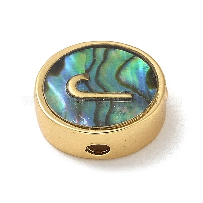 Латунные бусины KK-U046-17G-J-1