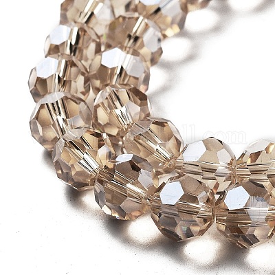 Гальванизируйте прозрачное стекло бисер нитей EGLA-A035-T10mm-A22-1