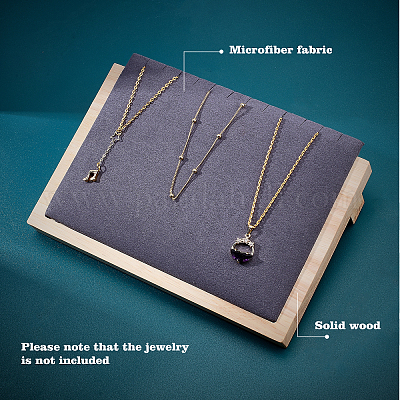 Стенды для ювелирных изделий из дерева ODIS-WH0006-43-1