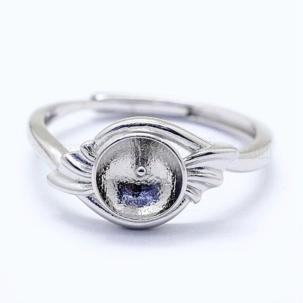 Componenti regolabili 925 anello d'argento sterlina STER-I016-033P-1