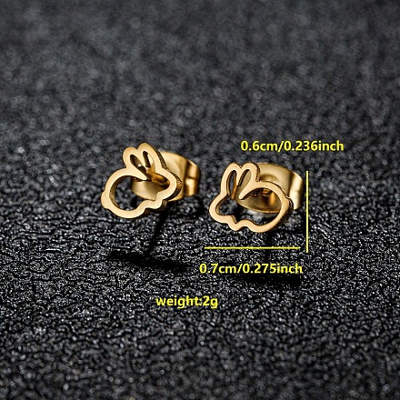 201 серьги-гвоздики из нержавеющей стали FS-WGB18B1-09-1