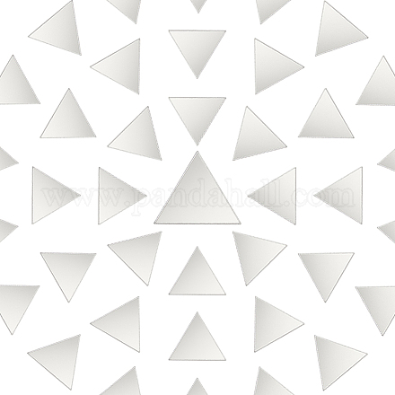 Olycraft アクリルモザイクタイル 400 個  壁装飾用ミラー効果タイル  DIYクラフト  三角形  18.5x21x0.8mm DIY-OC0011-22-1