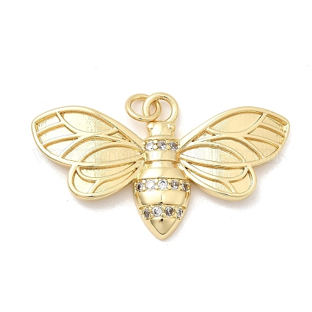 Латунные микро проложить кубического циркония подвески KK-H529-50G-1