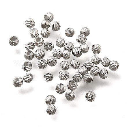 Латунные бусины KK-B147-02A-P-1