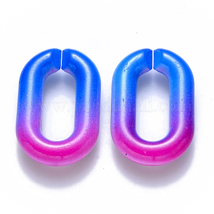Двухцветные непрозрачные акриловые кольца OACR-S036-006A-M06-1