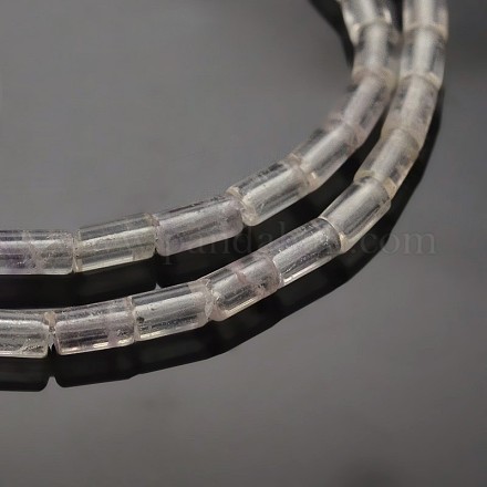 Perles colonne de fluorite naturelle brins G-N0153-63-1