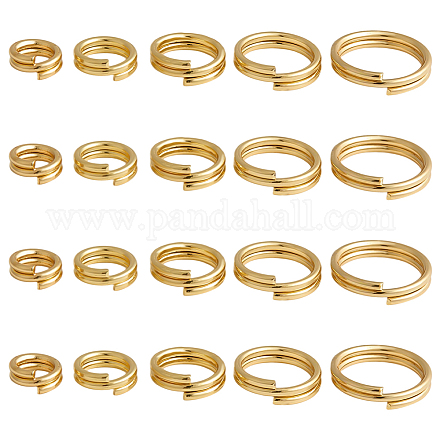 100 шт. латунные разрезные кольца&nbsp;FIND-HY0005-04B-1