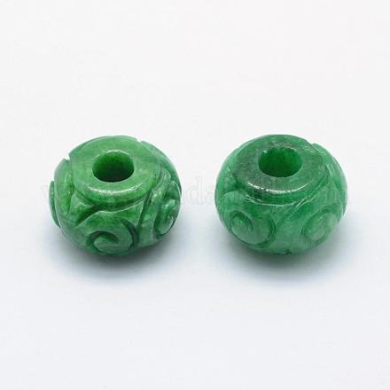 Myanmar natural de jade / cuentas de jade burmese G-E407-17-1