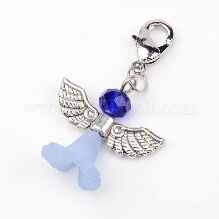 Стеклянные подвески в тибетском стиле HJEW-JM00190-03-1