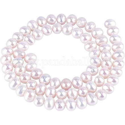 2 нить бусин из натурального культивированного пресноводного жемчуга PEAR-NB0001-23A-1