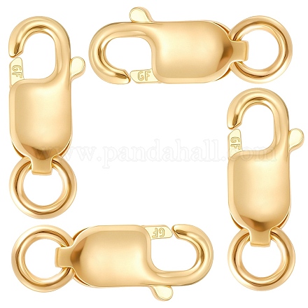 4 шт. латунные застежки-лобстеры&nbsp;FIND-SC0020-13B-1