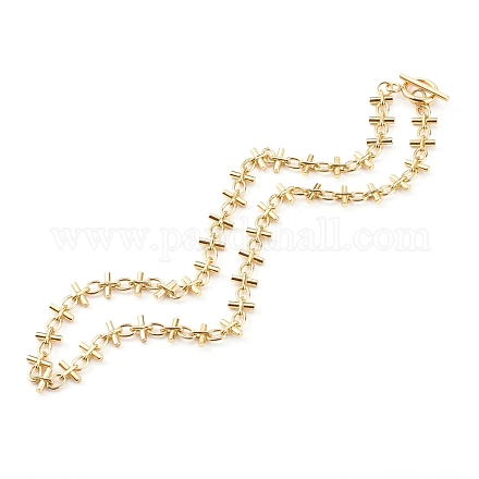 Ожерелья с цепочкой из латуни NJEW-JN03355-1