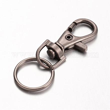 Alloy Keychain Clasp Findings KEYC-M018-03AS-1