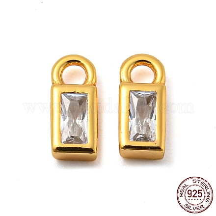 18 подвески из настоящего серебра с покрытием из 925-каратного золота STER-K176-03E-G-1
