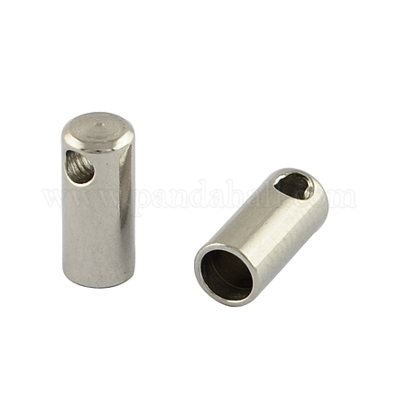 201 Stainless Steel Cord Ends X-STAS-S028-33-1