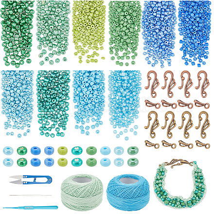 Kit per creare braccialetti con perline intrecciate fai da te nbeads SEED-NB0001-99-1
