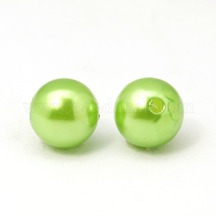 Chunky Bubblegum Acrylic Pearl Round  Beads For DIY Jewelry and Bracelets X-PACR-24D-34-1