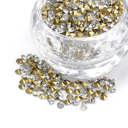 Grade AAA Pointed Back Resin Rhinestones CRES-R120-2.5mm-01-1