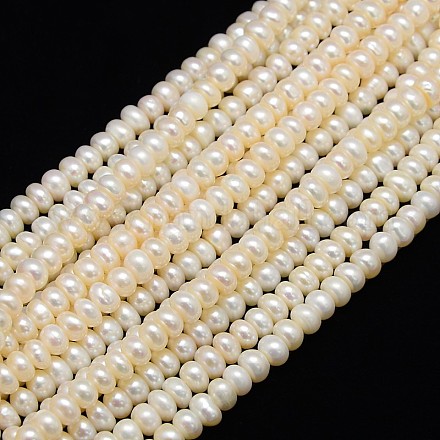 Grado de hebras de perlas de agua dulce cultivadas naturales PEAR-L001-D-12-1
