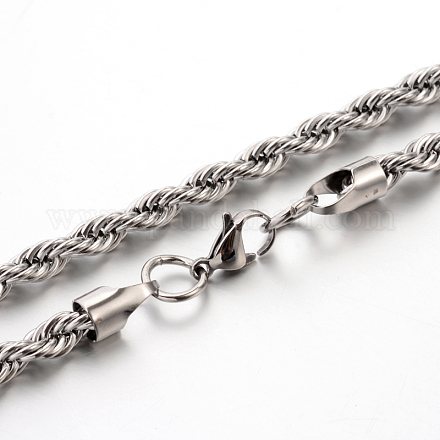 304 из нержавеющей стальной трос цепи ожерелья STAS-M174-010P-A-1
