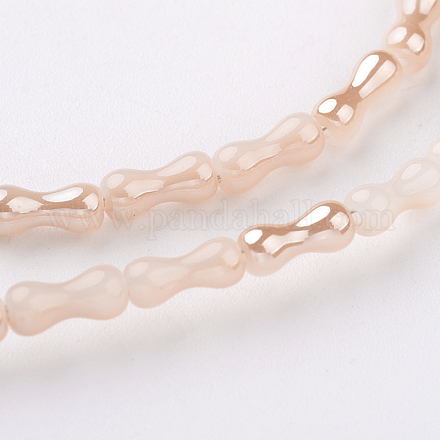 Fili di perle di vetro placcato EGLA-UK0003-06C-1