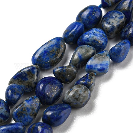 Chapelets de perles en lapis-lazuli naturel G-P497-01A-14-1