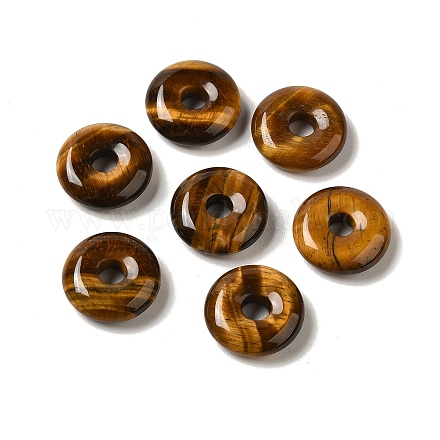 Природных тигровый глаз подвески G-C066-02H-1