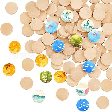 Деревянные круглые детали из бука WOOD-OC0002-38-1