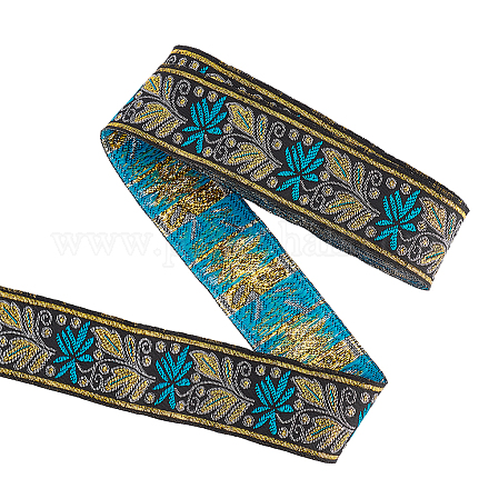 Stickerei-Polyesterbänder im ethnischen Stil OCOR-WH0067-74G-1