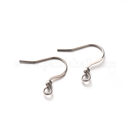 304 Stainless Steel French Earring Hooks STAS-E088-18-1