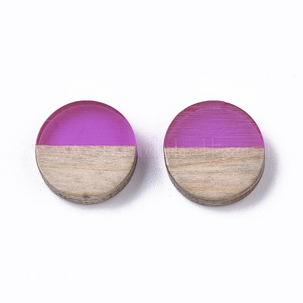 Resin & Wood Cabochons X-RESI-S358-70-H53-1