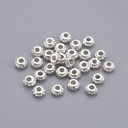 Perles en alliage de style tibétain TIBEB-N005-035S-RS-1