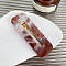 Acrylic Alligator Hair Clips, for Women Girls, Rectangle, Sienna, 65x23mm