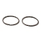 Non-Tarnish 304 Stainless Steel Open Jump Rings Twist Ring, Stainless Steel Color, 20.6x1.1mm, Inner Diameter: 18mm