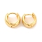 Brass Hoop Earrings for Women, Lead Free & Cadmium Free, Real 18K Gold Plated, 8.5x14.5mm