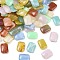Opaque Acrylic Beads, Rectangle, Mixed Color, 19.5~20x14x6mm, Hole: 1.4mm, about 400~405pcs/500g