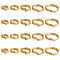 100Pcs Brass Split Rings, Round Rings, 2-Loop, Long-Lasting Plated, Real 18K Gold Plated, 4~8x1.5mm, Inner Diameter: 2.5~6.5mm, 20pcs/color