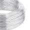 Round Aluminum Wire, for Jewelry Making, Silver, 22 Gauge, 0.6mm, about 918.63 Feet(280m)/250g