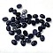 Synthetic Blue Goldstone Cabochons, Oval, 8x6x3~3.5mm