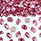 Preciosa® MAXIMA Crystal Fancy Stones, Czech Crystal, 435 34 222 Octagon, Dura Foiling, 70010 Rose, 10x8mm