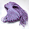 7 Inner Cores Polyester & Spandex Cord Ropes, for Rope Bracelets Making, Hot Pink, 4mm